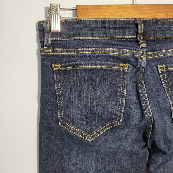 Gap Size 2 Classic Dark Wash Faded Denim Blue Skimmer Legging Skinny Jeans - Picture 7 of 9